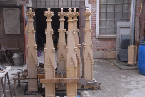 Výroba nových fiál pro Místodržitelský letohrádek v Praze